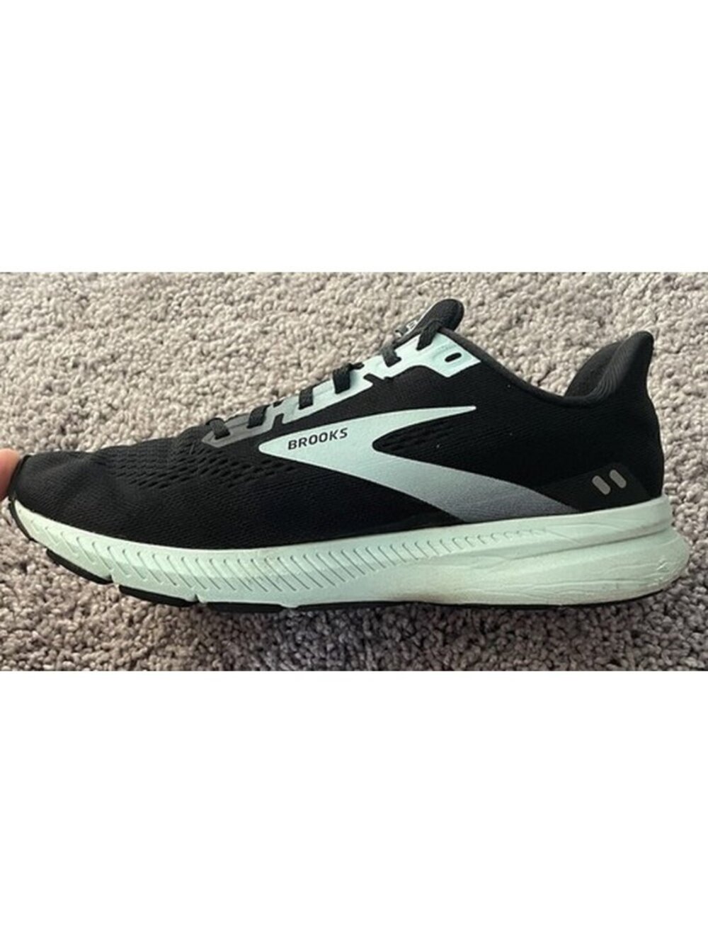 Brooks Womens Launch 8 1203451B096 Black Running Shoes Sneakers Size 8.5 B